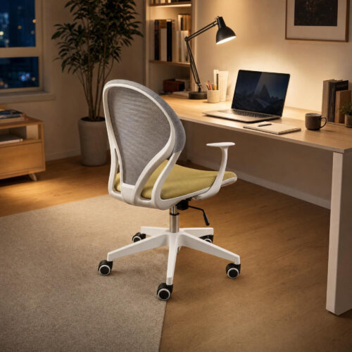 Dual-Tone Breathable Mesh Office Chair, lifestyle setting 4