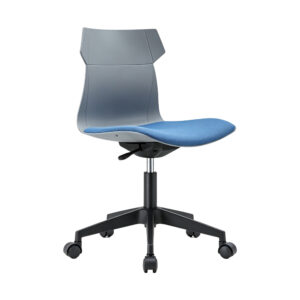 Two-Tone Fabric Desk Chair, white-background front or three-quarter view
