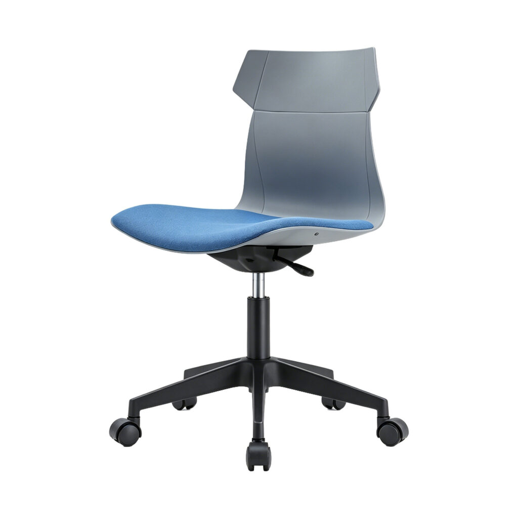 Two-Tone Fabric Desk Chair, white-background front or three-quarter view