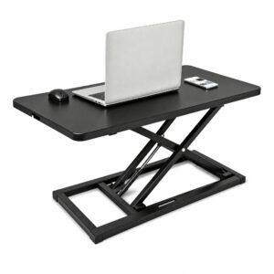 Single Tier Standing Desk Converter, white-background rear or detail view