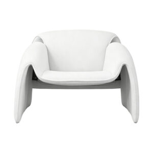The Sculptural Elegance Accent Chair, white-background front or three-quarter view