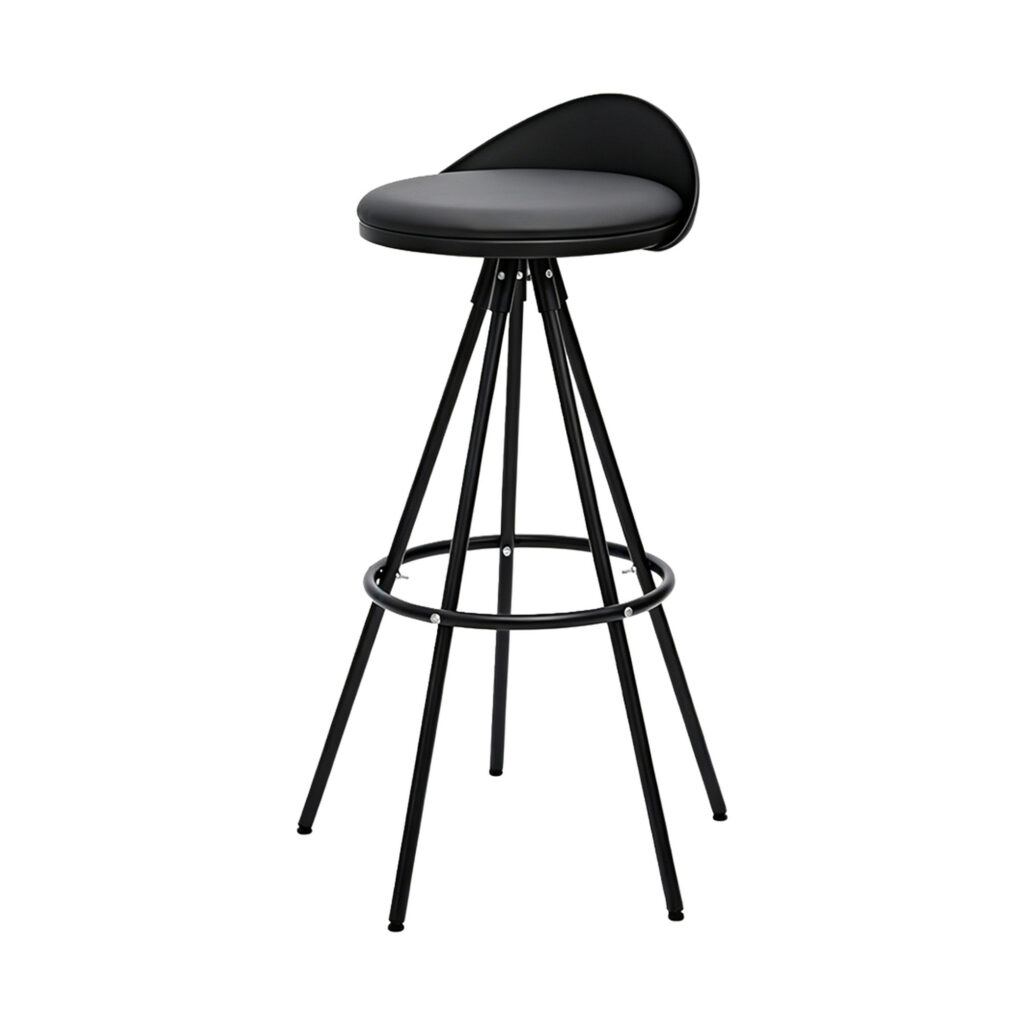 Urban Sleek Cushioned Bar Chair, white-background front or three-quarter view