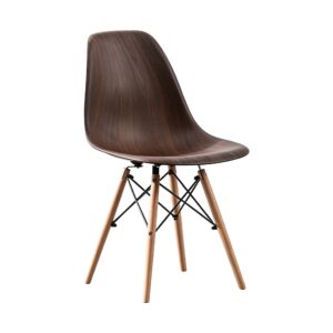 Bentwood Dining Chair in Walnut, white-background front or three-quarter view