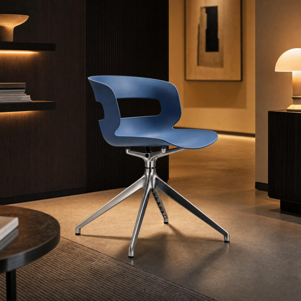 Moulded Plastic Swivel Chair, alternative campaign view