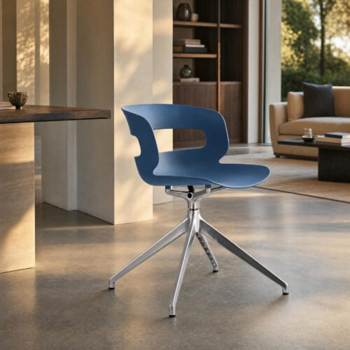 Moulded Plastic Swivel Chair, lifestyle setting 3