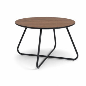 Walnut Wood Grain Coffee Table, white-background rear or detail view