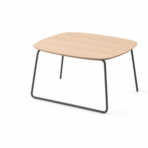 Minimalist Oak Coffee Table, white-background rear or detail view