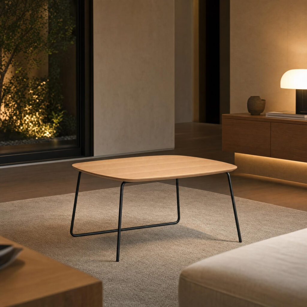 Minimalist Oak Coffee Table, alternative campaign view