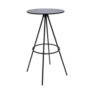 Slim Frame Round Bar Table, white-background front or three-quarter view
