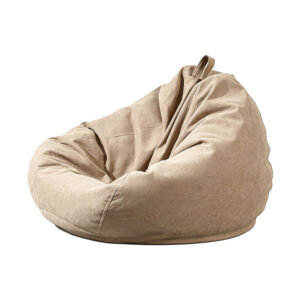 CozyCloud Cotton-Linen Bean Bag, white-background front or three-quarter view