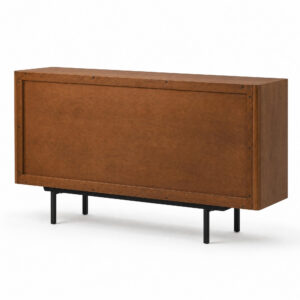 Rounded Storage Drum Cabinet, white-background rear or detail view