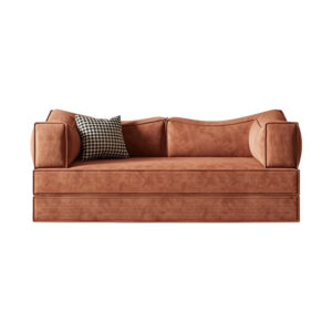 Split Modular Lounger Daybed Sofa, white-background front or three-quarter view
