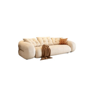 Puffy Folding Sleeper Sofa, white-background front or three-quarter view