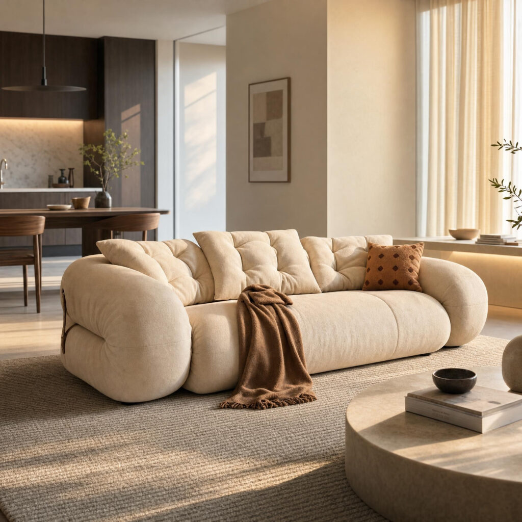 Puffy Folding Sleeper Sofa, lifestyle setting 3