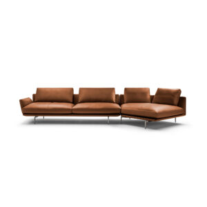 Capri Sectional Sofa, white-background front or three-quarter view