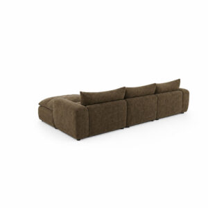 The Layered Cloud Sectional Sofa, white-background rear or detail view