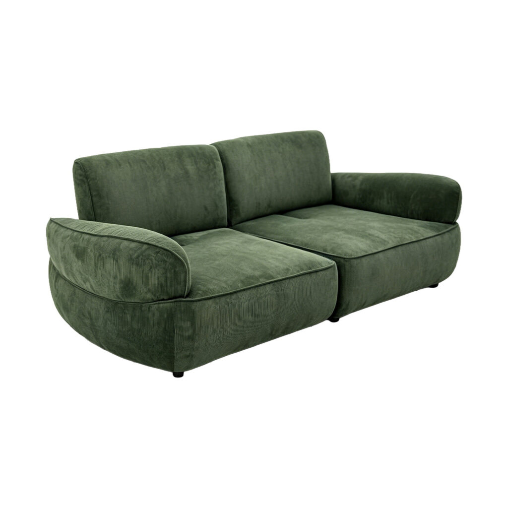 Ergo Adaptive Corduroy Lounge Sofa, white-background front or three-quarter view