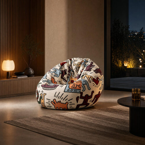Pop Art Bean Bag Lounger, alternative campaign view
