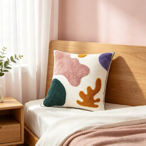 Raised Tuft Sofa Cushion, lifestyle setting 1