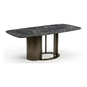 Vento 160 cm Sintered Stone Dining Table — alternate supplier view showing the top and base